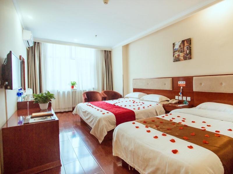 Greentree Inn Hebei Zhangjiakou Zhangbei Caoyuantian Rd Zhangku Avenue Express Hotel Exterior foto