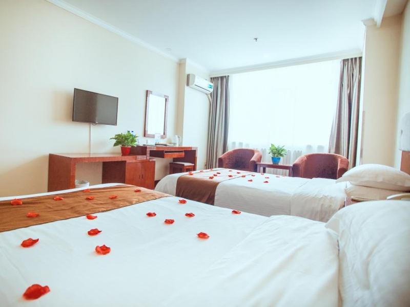 Greentree Inn Hebei Zhangjiakou Zhangbei Caoyuantian Rd Zhangku Avenue Express Hotel Exterior foto