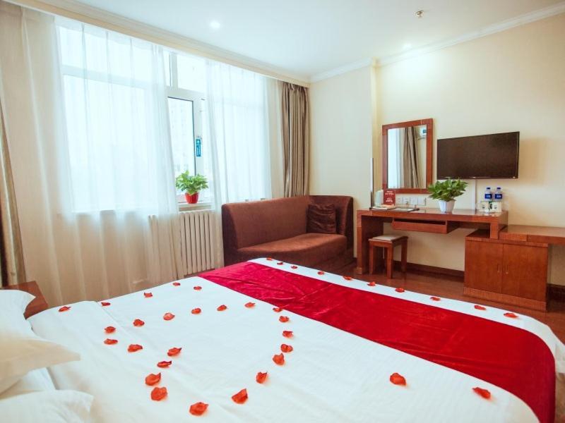 Greentree Inn Hebei Zhangjiakou Zhangbei Caoyuantian Rd Zhangku Avenue Express Hotel Exterior foto